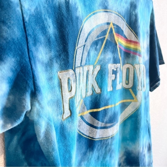 Pink Floyd 1973 Dark Side of The Moon Tour Tie Dye Licensed Shirt Size Medium - Picture 2 of 6